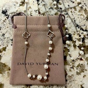 David Yurman Bijoux Chain Necklace with Pearls